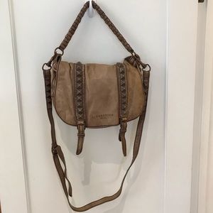 Liebskind Berlin brown leather bag with studs